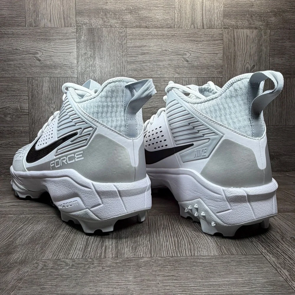 Nike Force Zoom Savage 3 Pro Mens Size 15 White Football Cleats NEW FJ8163-105